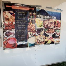 Pupuseria Salazar - Menu
