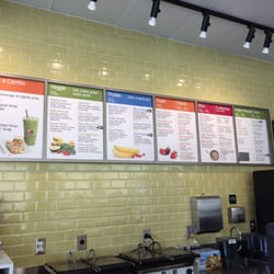 Jugo Juice - Menu Board