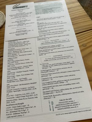 Menu photo 3 Woodberry Kitchen Baltimore, MD