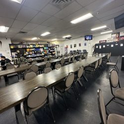 Seating area and tables