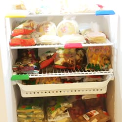 Placita Mexico Market - Frozen Colombian foods Its in a regular fridge located in the back.