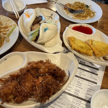 East Hana Metuchen - Coconut Shrimp (6 pcs), Pork Bun (2), Crab Rangoon - Sushi Bars Near Me - Metuchen, New Jersey East Hana Metuchen - Coconut Shrimp (6 pcs), Pork Bun (2), Crab Rangoon - Sushi Bars Near Me - Metuchen, New Jersey