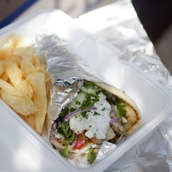 Chicken Souvlaki Gyro