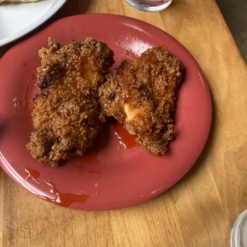 Ruby Slipper Midcity - Fried chicken Breast with Mikes Hot Honey - Breakfast & Brunch Near Me - New Orleans, Louisiana Ruby Slipper Midcity - Fried chicken Breast with Mikes Hot Honey - Breakfast & Brunch Near Me - New Orleans, Louisiana
