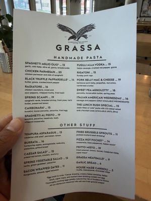 Menu photo 1 Grassa Portland, OR