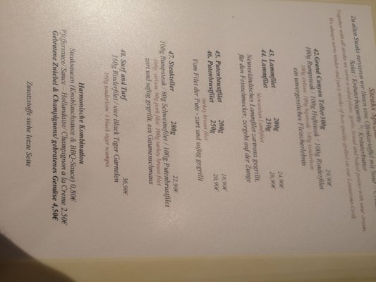 Menu photo 1 Grand Canyon Celle, NI
