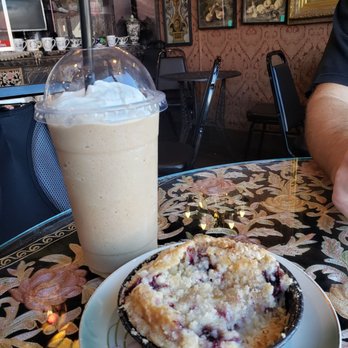 The Pie Safe - Blackberry pie and frozen spiced chai! - Coffee & Tea Near Me - Branson, Missouri