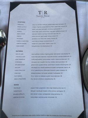 Menu photo 1 The Tasting Room Frederick, MD