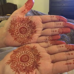 Galaxy Beauty Salon - I was so impressed with their service and henna. Definitely a place to go for your threading, hair treatment and henna. Love this salon!