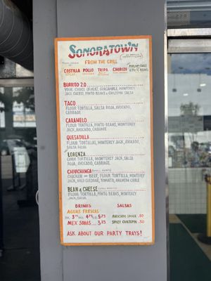 Menu photo 2 Sonoratown Los Angeles, CA