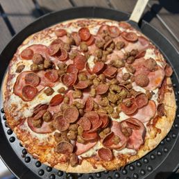 The Meatlovers 14" pizza!! The Meatlovers 14" pizza!!