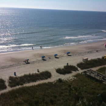 Hampton Inn & Suites Myrtle Beach/Oceanfront - View of Myrtle Beach from an ocean view room balcony. - Hotels Near Me - Myrtle Beach, South Carolina Hampton Inn & Suites Myrtle Beach/Oceanfront - View of Myrtle Beach from an ocean view room balcony. - Hotels Near Me - Myrtle Beach, South Carolina