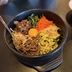 Jang Goon Sushi & Korean BBQ - Beef Hot Stone Bibimbap