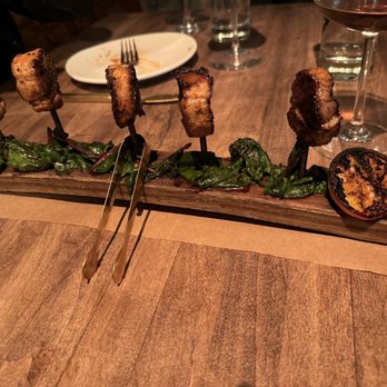 Rye - Dallas - Duroc Pork Belly Lollipops - Tapas/Small Plates Near Me - Dallas, Texas Rye - Dallas - Duroc Pork Belly Lollipops - Tapas/Small Plates Near Me - Dallas, Texas