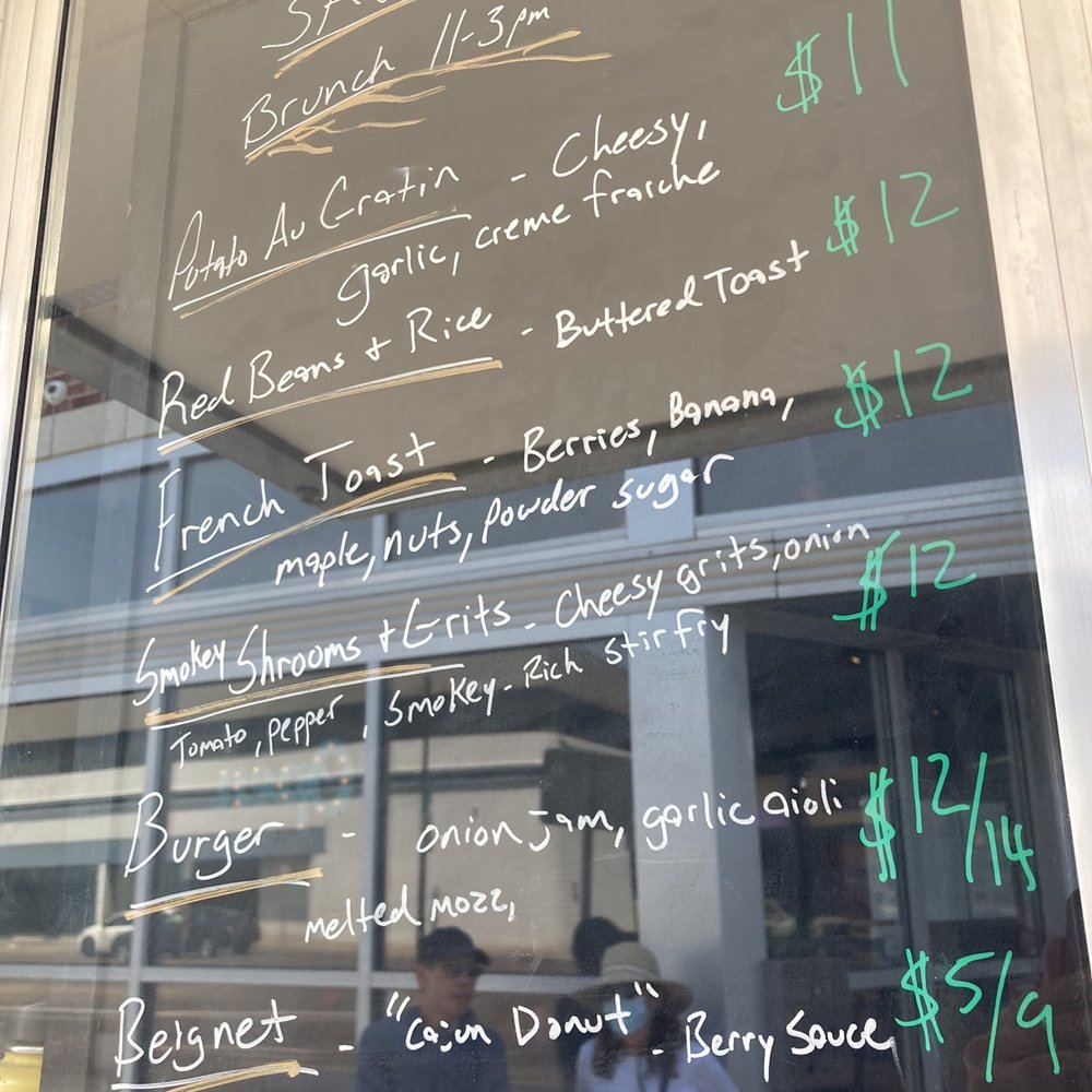 Sauvage - Bad picture of the menu - Food Trucks Near Me - Denver, Colorado