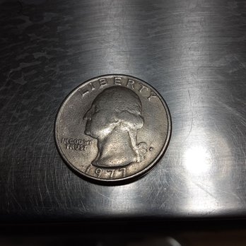 Pacific Coast Coin - 1977 D Quarter with D completely filled in. - Antiques Near Me - Ventura, California Pacific Coast Coin - 1977 D Quarter with D completely filled in. - Antiques Near Me - Ventura, California