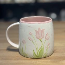 Space Coast Ceramics - A darling flower mug