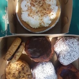 Tarts, cookies, donuts