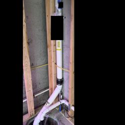 A1 Healthy Homes - Radon system in basement from sump pump area