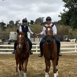 Dana Smith Show Team - Two of the most amazing lesson horses, Cheers and River!!! Fun day riding!!