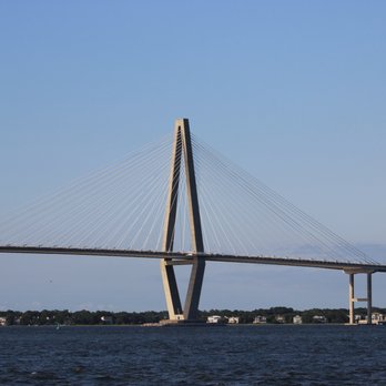 Arthur Ravenel Jr. Bridge - View from the Schooner Pride sailboat tour - Landmarks & Historical Buildings Near Me - Mount Pleasant, South Carolina