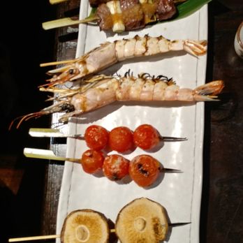 Sumika - Mono, steak, shrimp, cherry tomatoes, shiitake mushrooms - Japanese Near Me - Los Altos, California