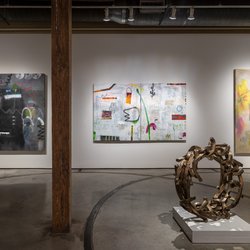 Sherry Leedy Contemporary Art - Jane Booth paintings Brandon Reese sculpture
