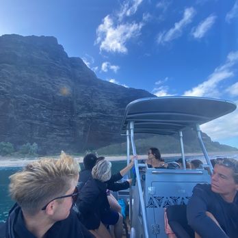 Kauai Sea Tours - Going up the coast of Na Pali - Boating Near Me - Eleele, Hawaii