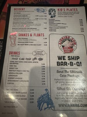 Menu photo 2 The County Line San Antonio, TX