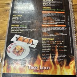 Taco Loco - Menu