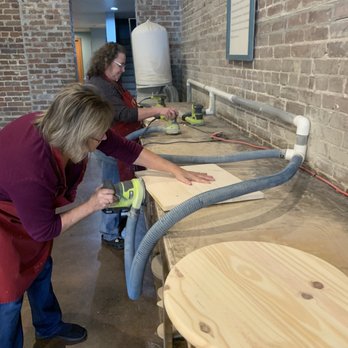 Nailed It DIY Studio Summerville - Sanding station - Venues & Event Spaces Near Me - Summerville, South Carolina Nailed It DIY Studio Summerville - Sanding station - Venues & Event Spaces Near Me - Summerville, South Carolina