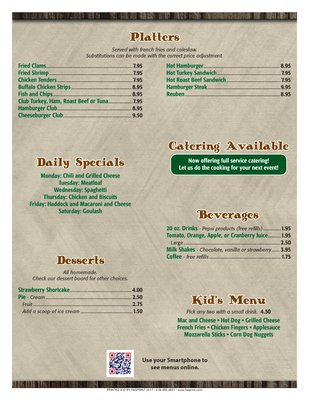 Menu photo 1 Homestead Plattsburgh Plattsburgh, NY