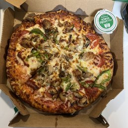 a pizza in a box