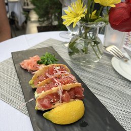 Tuna Poke Tacos
