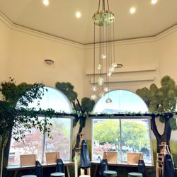 Emerald Art Studio - Our beautiful main room that overlooks Downtown Campbell and where most of our painting classes will take place.