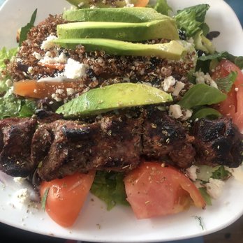 Kavos Grill - Quinoa salad with lamb - Greek Near Me - Nyack, New York Kavos Grill - Quinoa salad with lamb - Greek Near Me - Nyack, New York