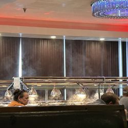 Chen's Chinese Super Buffet & Hibachi - Steamy buffet.