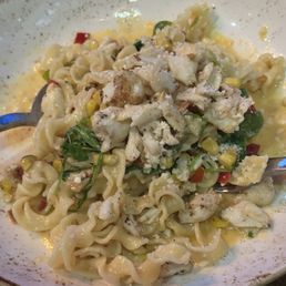 Malfalde with crab meat Malfalde with crab meat