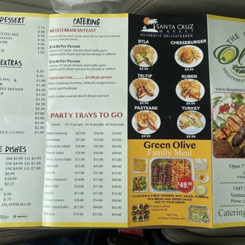 The Green Olive Ventura - Menu - Mediterranean Near Me - Ventura, California The Green Olive Ventura - Menu - Mediterranean Near Me - Ventura, California