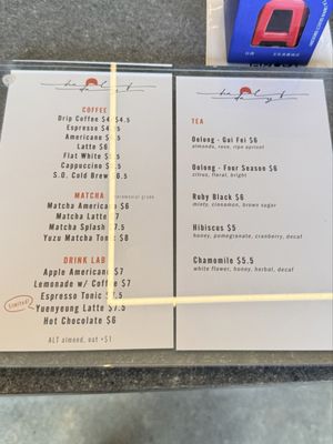 Menu photo 2 Halfday Coffee Los Angeles, CA