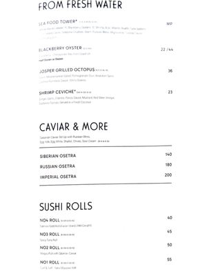 Menu photo 3 The H Orlando Orlando, FL Menu photo 3 The H Orlando Orlando, FL