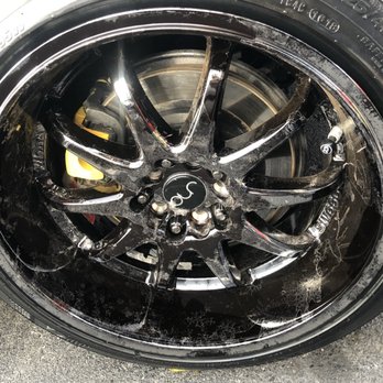 Krietz Auto Repair - Picture of one of the three rims they removed the coating on while detailing - Auto Repair Near Me - Frederick, Maryland