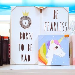 Ross Dress for Less - Unicorn and narwhal wall art.