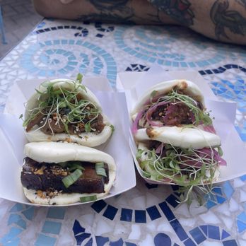 Pantry on Magnolia - barbacoa bao tacos, soy glazed pork belly bao, and the sweet and spicy Thai style rib bao - Desserts Near Me - Fort Worth, Texas Pantry on Magnolia - barbacoa bao tacos, soy glazed pork belly bao, and the sweet and spicy Thai style rib bao - Desserts Near Me - Fort Worth, Texas