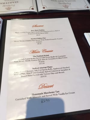 Menu photo 3 The Parkfield Inn Whitefield, DEV