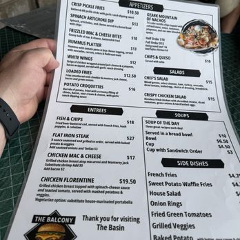 Basin Park Hotel - Menu - Hotels Near Me - Eureka Springs, Arkansas