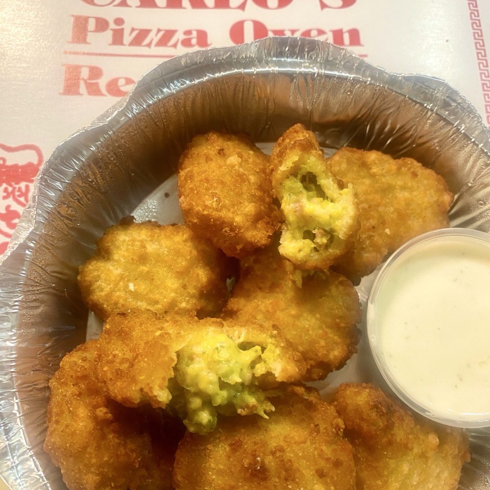 Carlo's Pizza Oven - Broccoli Bites with Cheese - Pizza Near Me - Holbrook, New York Carlo's Pizza Oven - Broccoli Bites with Cheese - Pizza Near Me - Holbrook, New York