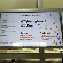 Breakfast Menu
