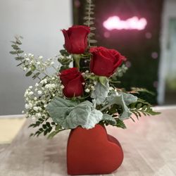 Heart bud vase!