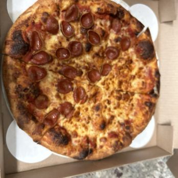 Pizza Buzz - Large create your own half pep half cheese - Pizza Near Me - Watauga, Texas Pizza Buzz - Large create your own half pep half cheese - Pizza Near Me - Watauga, Texas